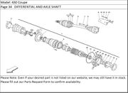 430 Coupe Page 34   DIFFERENTIAL AND AXLE SHAFT