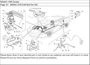 430 Coupe Page 37   BRAKE SYSTEM Not for GD
