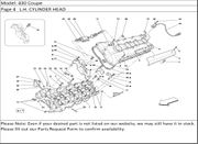 430 Coupe Page 4   L.H. CYLINDER HEAD