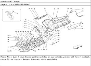 430 Coupe Page 4   L.H. CYLINDER HEAD
