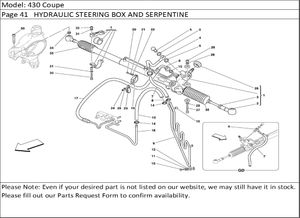 430 Coupe Page 41   HYDRAULIC STEERING BOX AND SERPENTINE