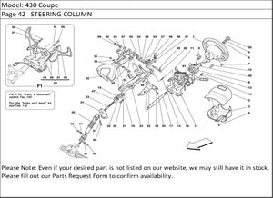 430 Coupe Page 42   STEERING COLUMN