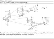 430 Coupe Page 45   FRONT SUSPENSION  WISHBONES