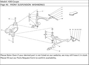 430 Coupe Page 45   FRONT SUSPENSION  WISHBONES