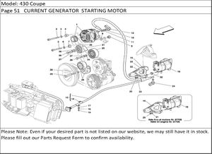 430 Coupe Page 51   CURRENT GENERATOR  STARTING MOTOR