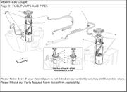 430 Coupe Page 9   FUEL PUMPS AND PIPES