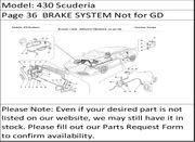 430 Scuderia Page 36  BRAKE SYSTEM Not for GD