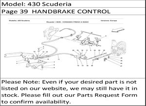 430 Scuderia Page 39  HANDBRAKE CONTROL