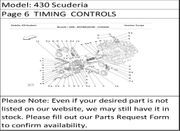 430 Scuderia Page 6  TIMING  CONTROLS