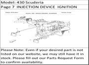 430 Scuderia Page 7  INJECTION DEVICE  IGNITION
