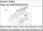 550M Page 18  IGNITION DEVICE