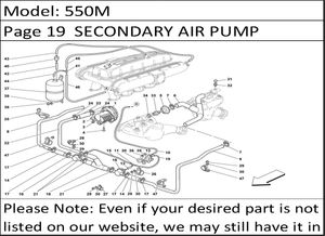 550M Page 19  SECONDARY AIR PUMP