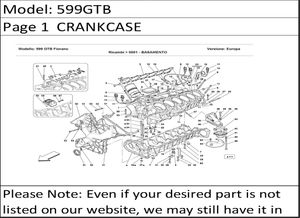 599GTB Page 1  CRANKCASE