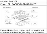 599GTB Page 127  DASHBOARD DRAWER