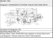 Ferrari Part 120749 NUT