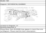 Ferrari Part 122048 DITTO, THICKNESS MM. 2,9