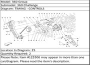 Buy Ferrari Part # 125506 SCREW(New Part #125506) Buy Ferrari Spares