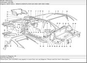 Ferrari Part 129903 FRONT FRAME
