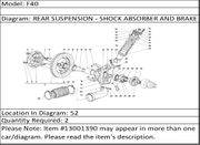 Ferrari Part 13001390 SCREW COLLAR