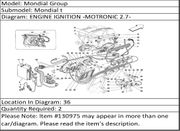 Ferrari Part 130975 ANGULAR SPEED SENSOR