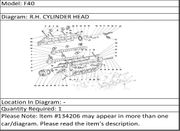Ferrari Part 134206 RIGHT EXHAUST CAMSHAFT COMPLETE