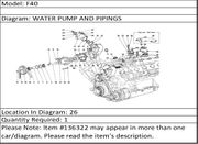 Ferrari Part 136322 BRACKET