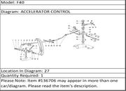 Ferrari Part 136706 LEVER