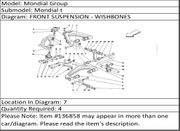 Ferrari Part 136858 LOWER FORK