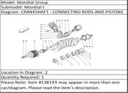Ferrari Part 138193 CRANKSHAFT