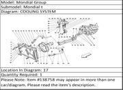 Ferrari Part 138758 L.H. SILENT BLOCK SHIM