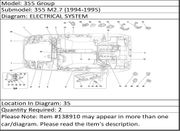 Ferrari Part 138910 CABLE BUSHING