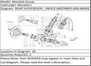 Ferrari Part 143043 SUSPENSION SPRING