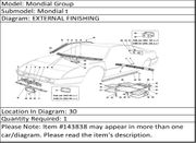 Ferrari Part 143838 L.H. INSULATION