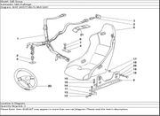 Ferrari Part 145247 SAFETY BELTS COMPLETE WITH PLATES AND FIXINGS