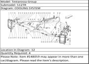 Ferrari Part 148059 NUT