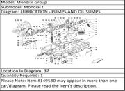 Ferrari Part 149530 DELIVERY PUMP BODY WITH STUD BOLTS