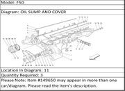 Ferrari Part 149650 OIL SUCTION FILTER