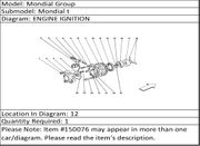 Ferrari Part 150076 SUPPORT GASKET