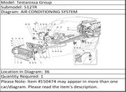 Ferrari Part 150474 PIPE FROM CONDENSER TO FILTER
