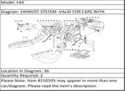 Ferrari Part 150595 NUT