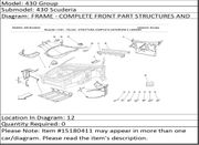 Ferrari Part 15180411 BLIND ESAGONAL RIVET