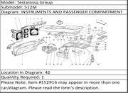 Ferrari Part 152916 PARKING LIGHTS PUSH