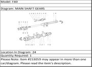 Buy Ferrari Part # 153059 RING NUT(Old Part #100707)(New Part #153059) Buy Ferrari Spares