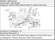 Ferrari Part 155814 PILOT SIDE COUNTER BRACKET