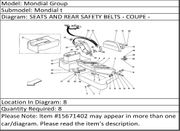 Ferrari Part 15671402 SCREW