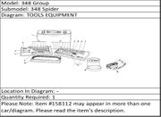 Ferrari Part 158112 COMPLETE TOOL KIT BAG