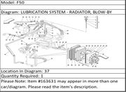 Ferrari Part 163631 OIL RETURN TUBE