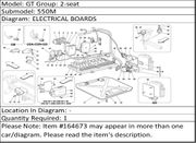 Ferrari Part 164673 COMPLETE ELECTRIC CONTROL STATION