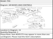 Ferrari Part 165173 R.H. PIPE