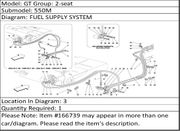Ferrari Part 166739 L.H. DELIVERY RIGID PIPE